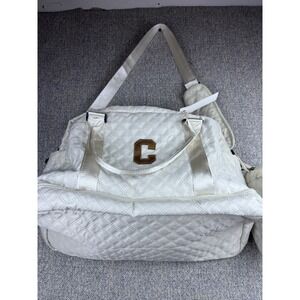 Vogewood Initial Travel Weekender Duffel Bag Travel Bag Initial C Bag